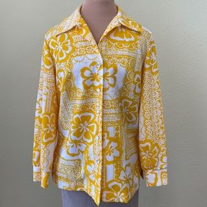 Pykettes Vintage Polyester Blouse